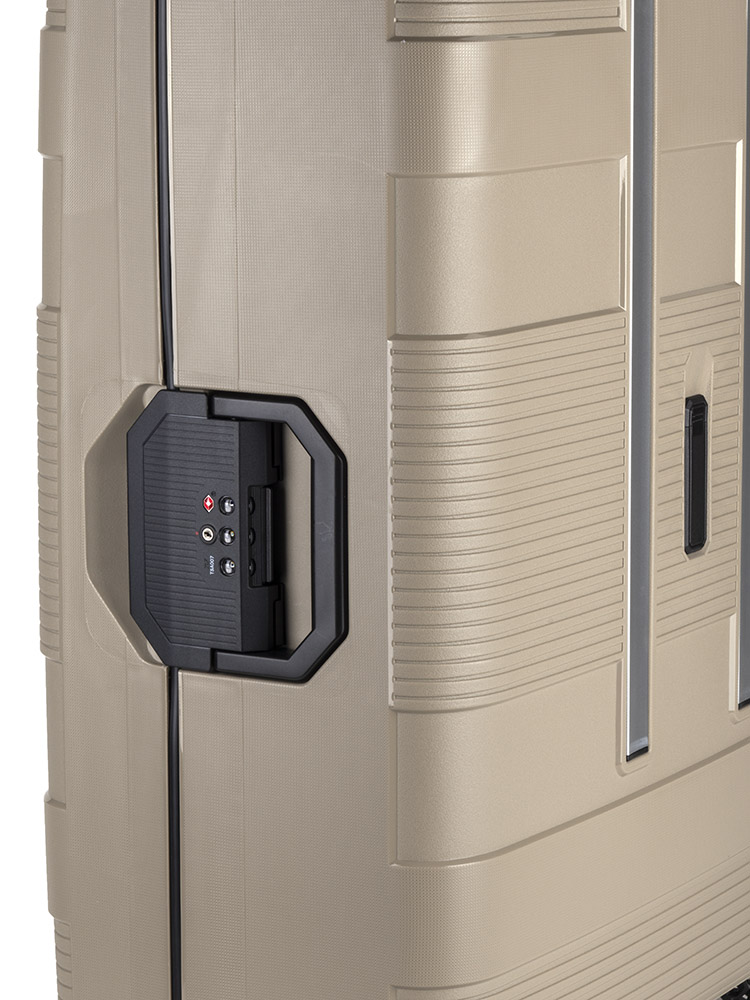 Cellini Safetech Zipperless Lock Large 4 Wheel Trolley Case