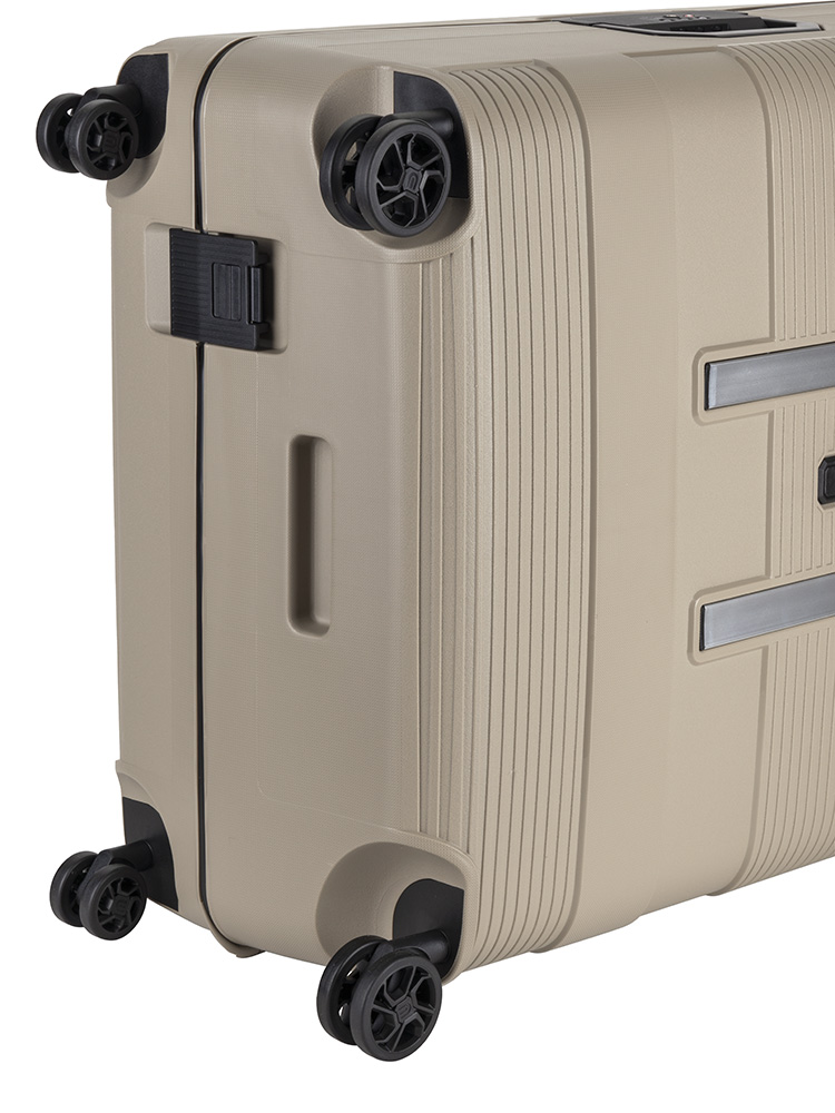 Cellini Safetech Zipperless Lock Large 4 Wheel Trolley Case