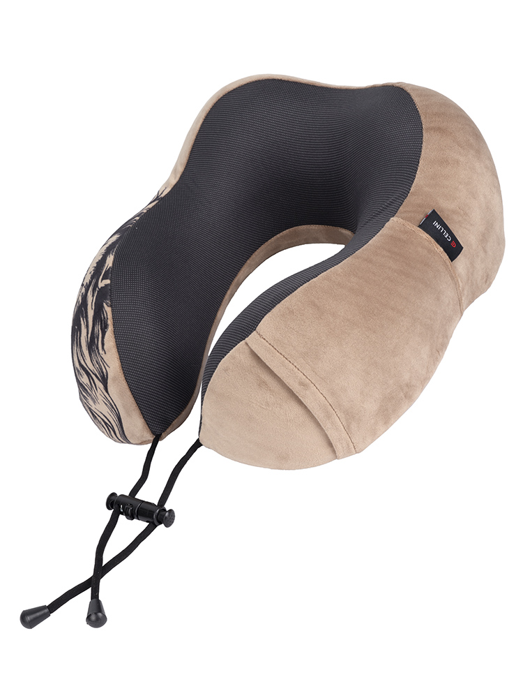 Cellini Accessories Safari Roll-Up Memory Foam Travel Pillow