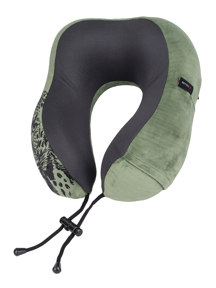 Cellini Accessories Safari Roll-Up Memory Foam Travel Pillow