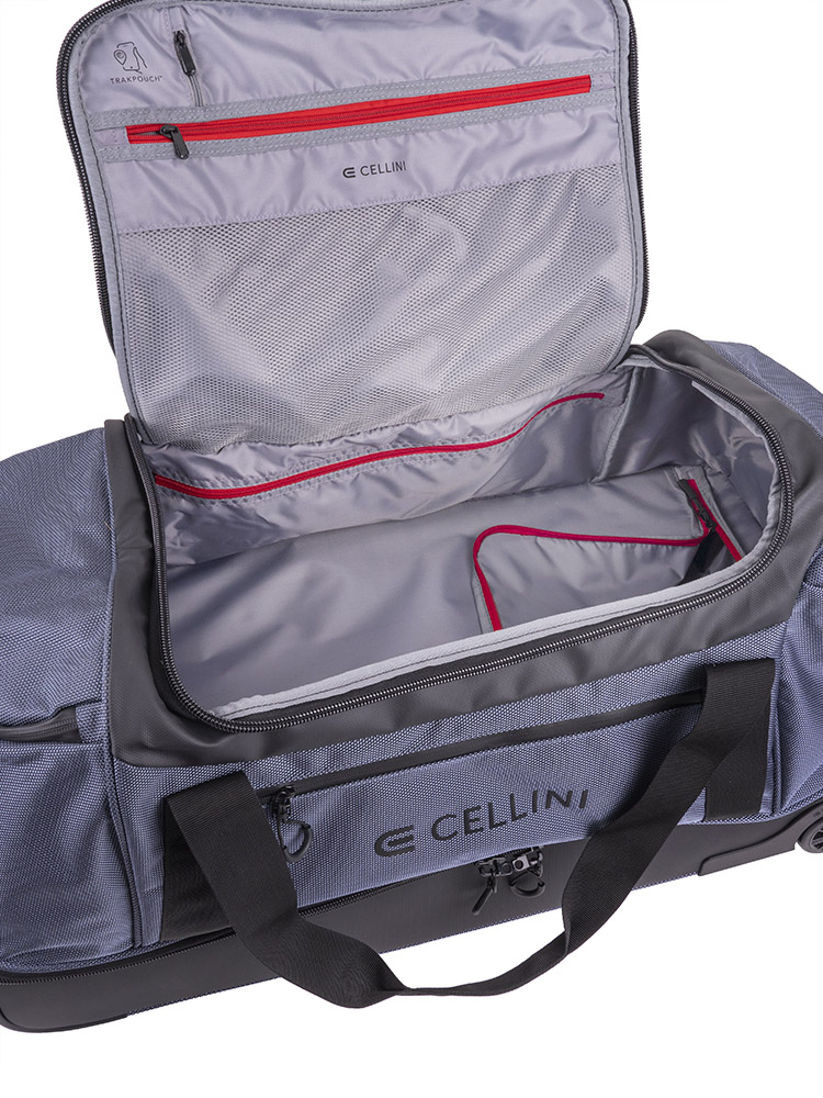 Cellini Xplorer Large Double Decker Trolley Duffel with Oversized Fastline All Terrain Wheels