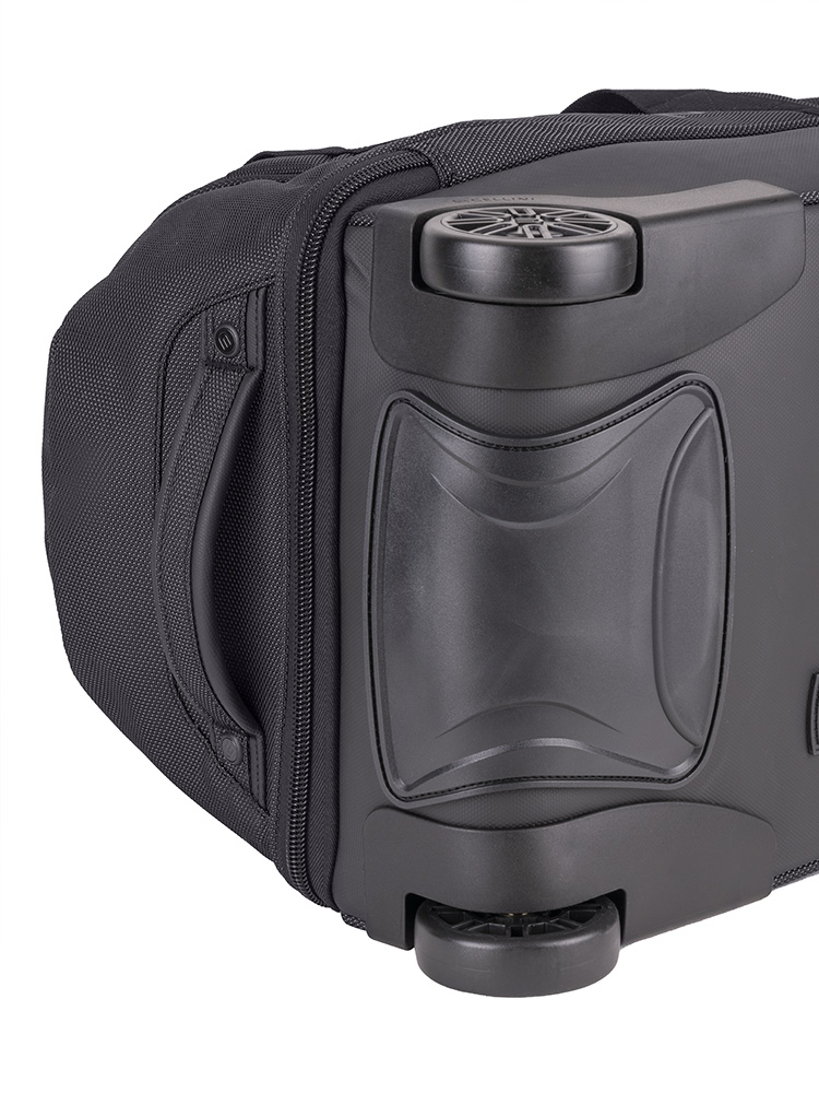 Cellini Xplorer Small Double Decker Trolley Duffel with Oversized Fastline All Terrain Wheels