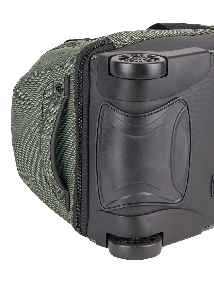 Cellini Xplorer Small Double Decker Trolley Duffel with Oversized Fastline All Terrain Wheels