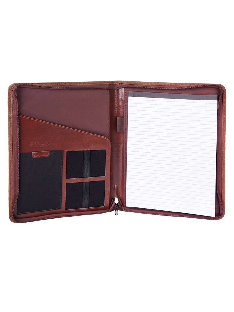 Cellini Agenda A4 Zip Around Folder Leather