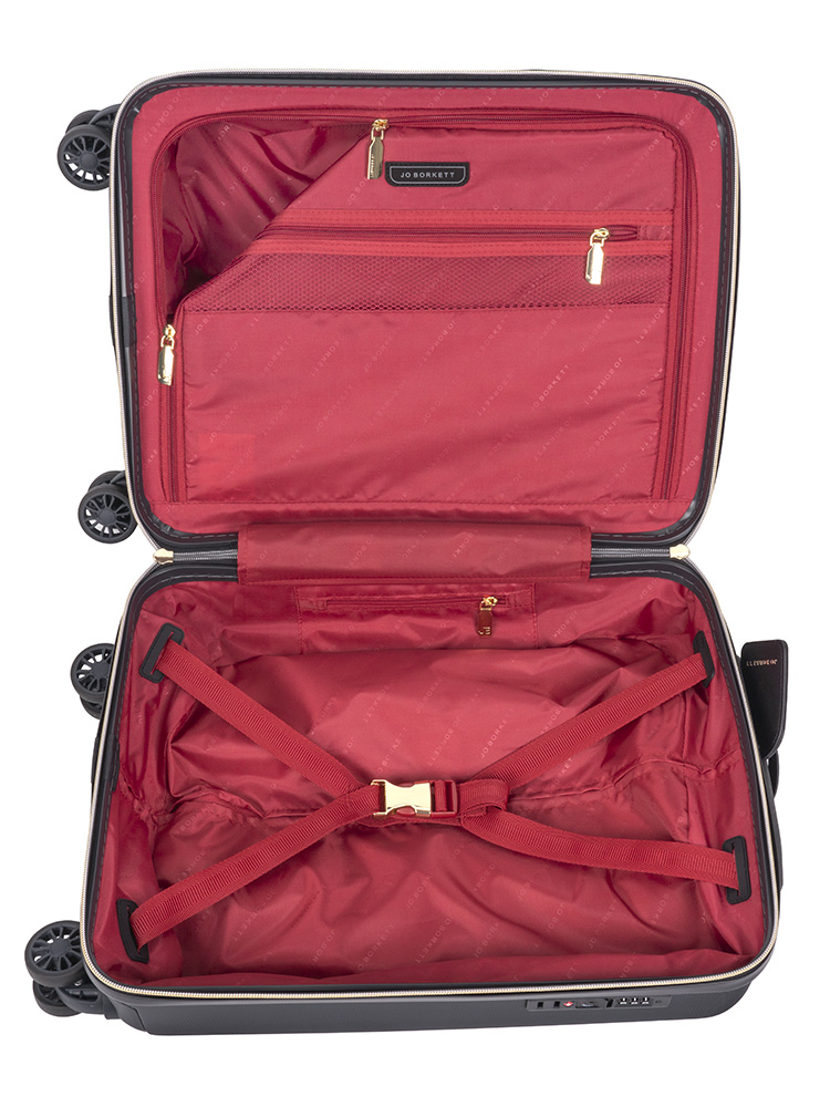 Jo Borkett Nouveau 4 Wheel Carry On Trolley