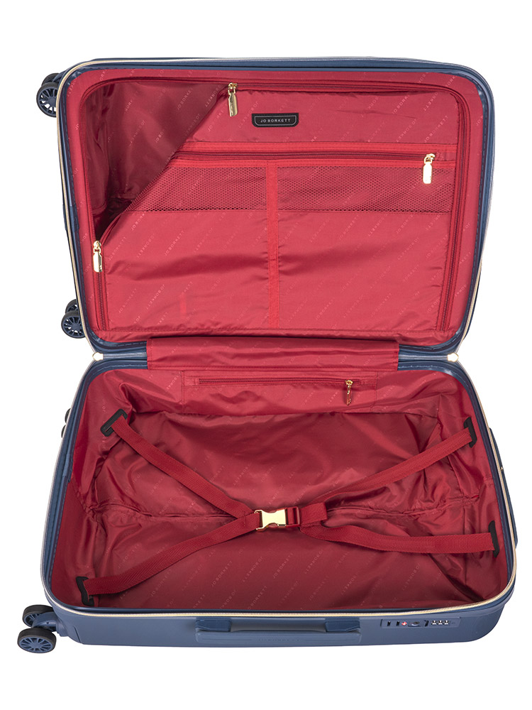 Jo Borkett Nouveau Medium 4 Wheel Trolley Case