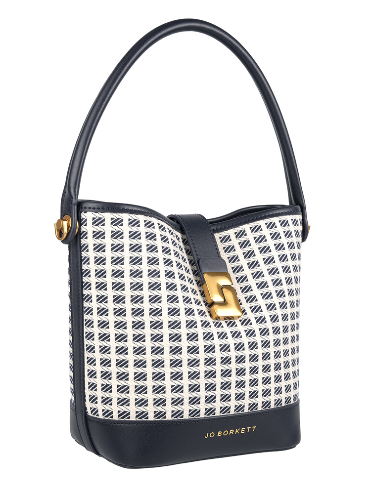 Jo Borkett Jacquard Bucket Bag