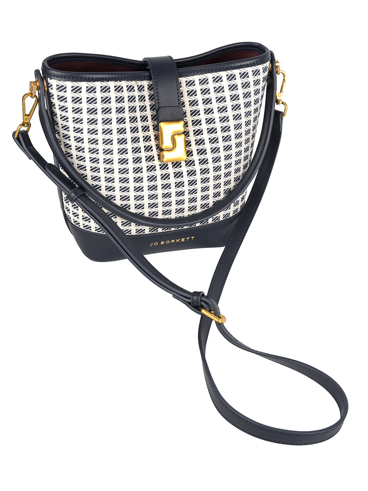 Jo Borkett Jacquard Bucket Bag