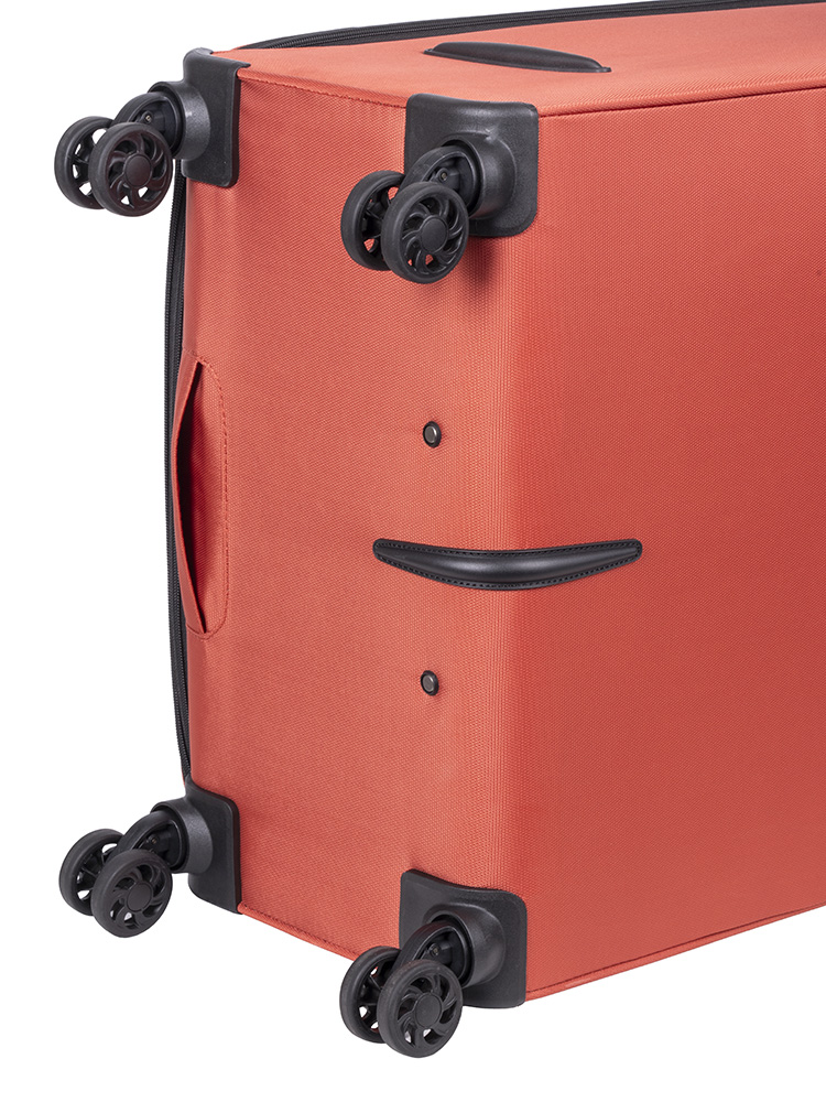 Voyager On The Go Large 4 Wheel Trolley Case - Rust