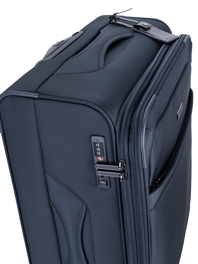 Cellini Microlite S Widebody Maxipack Medium 4 Wheel Trolley Case - Ink Blue
