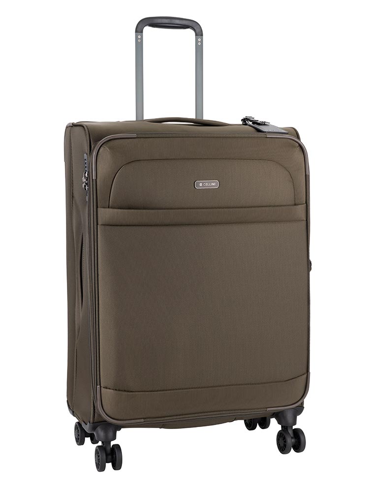 Cellini Microlite S Widebody Maxipack Medium 4 Wheel Trolley Case - Sandalwood
