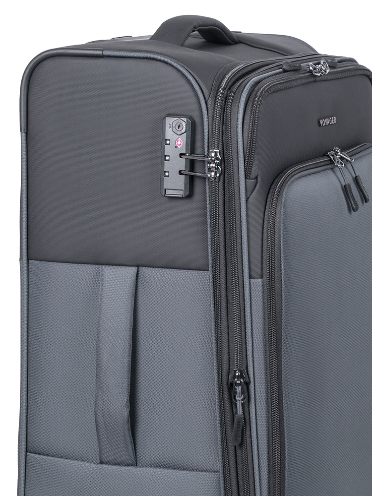Voyager On The Go Medium 4 Wheel Trolley Case - Sage