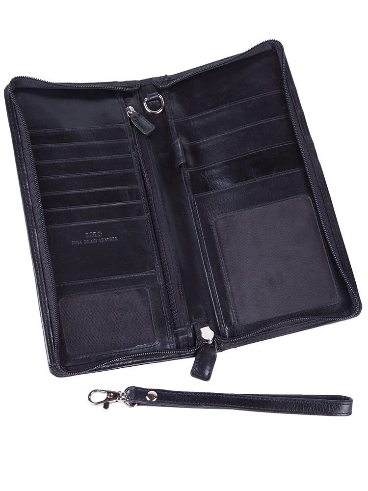 Polo Kenya Single Zip Travel Wallet