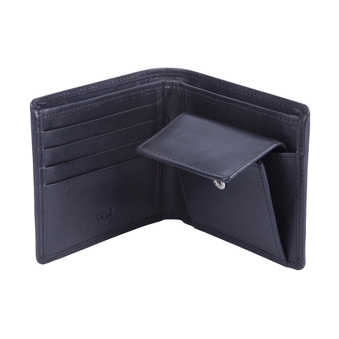 Polo Nappa Billfold with Coin Section