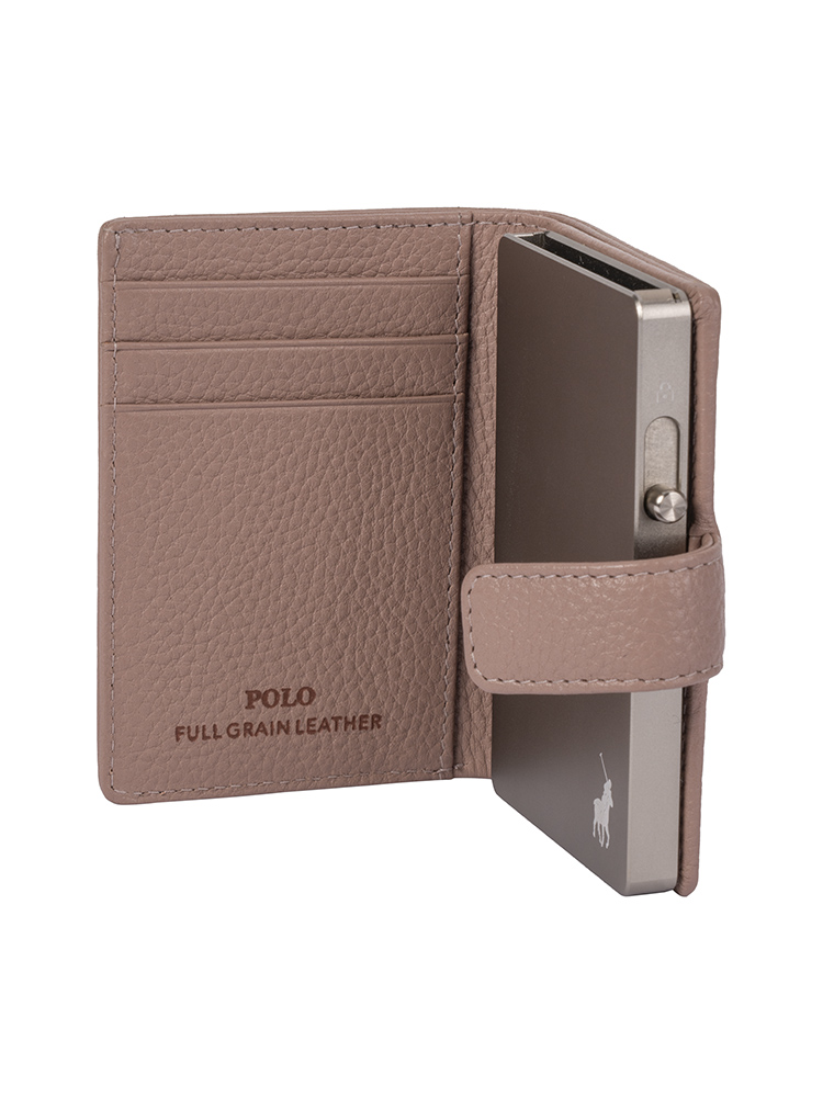 Polo Pop-Up Leather Tab Wallet