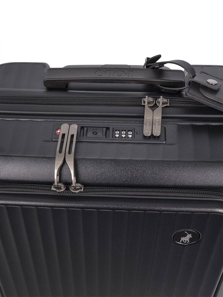Polo Small 4 Wheel Carry On Trolley Trunk 