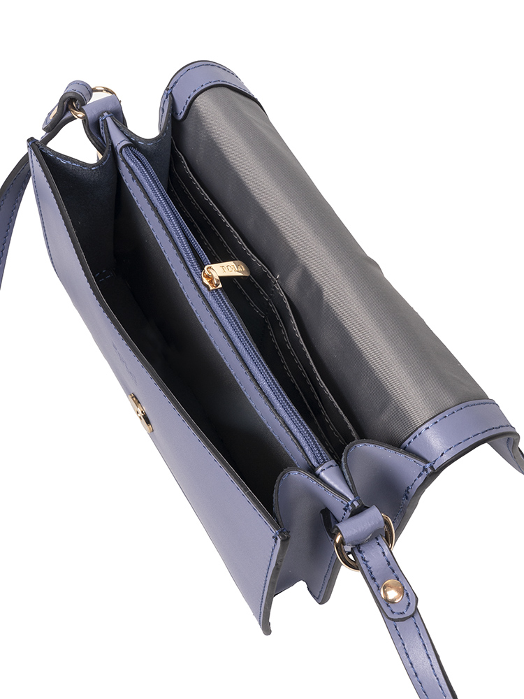 Polo Box Calf Concertina Sling - Blue