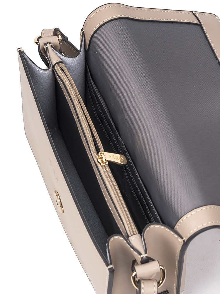 Polo Box Calf Concertina Sling - Beige