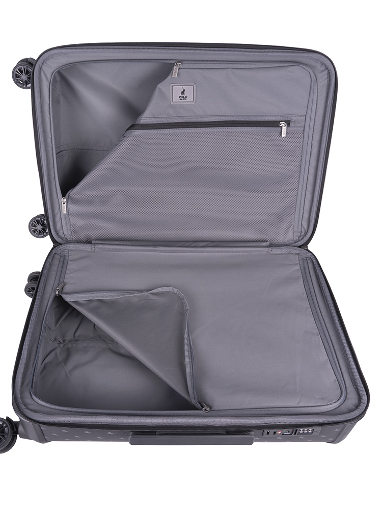 Polo Double Pack Medium 4 Wheel Trolley Case