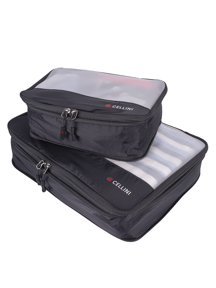 Cellini Travel Accessories 2 Pack Large and Medium Packing Cubes