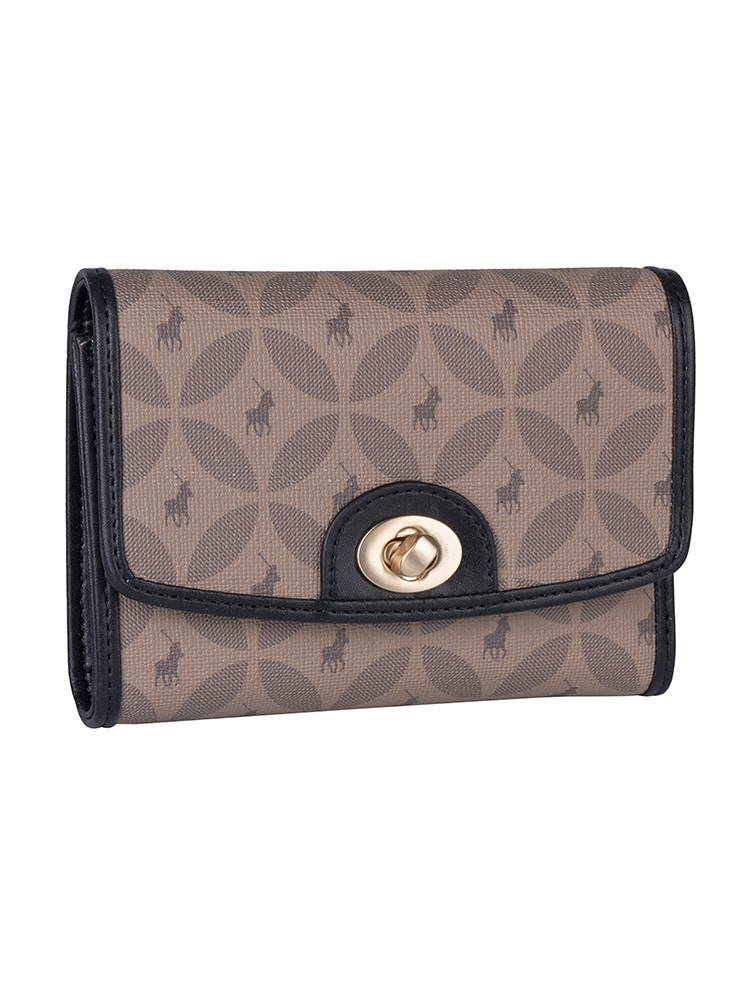 Polo Havana Compact Trifold Purse
