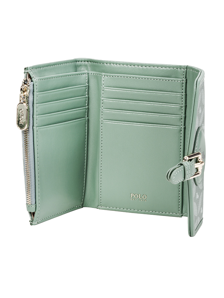 Polo Porter Compact Trifold Purse