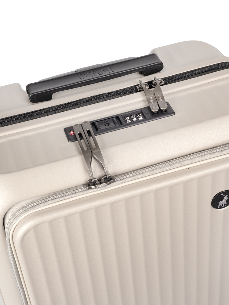 Polo Small 4 Wheel Carry On Trolley Trunk 