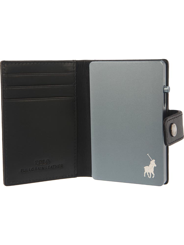 Polo Pop-Up Leather Tab Wallet