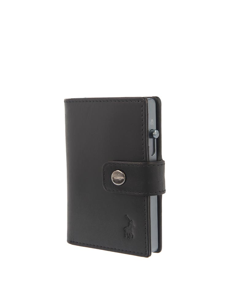 Polo Pop-Up Leather Tab Wallet