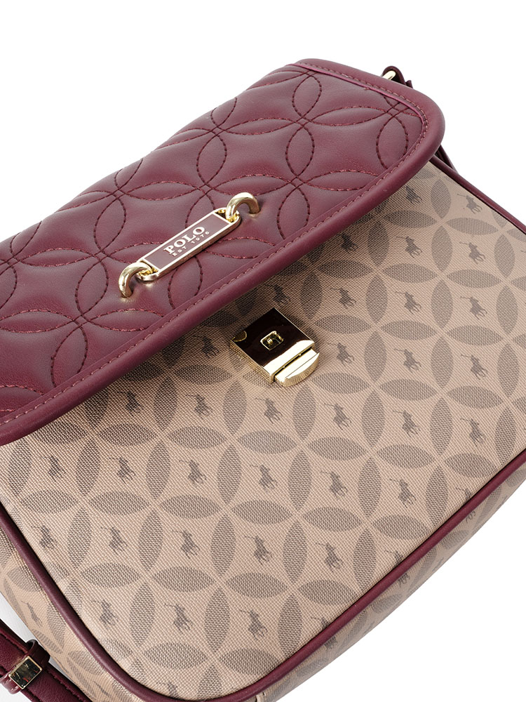 Polo Madison Flapover Sling - Garnet