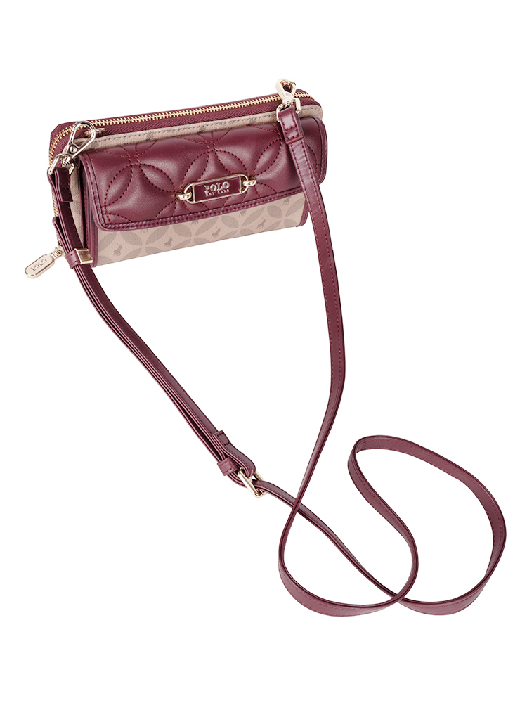 Polo Madison Phone Sling - Garnet
