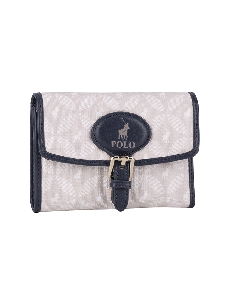 Polo Porter Compact Trifold Leather Purse