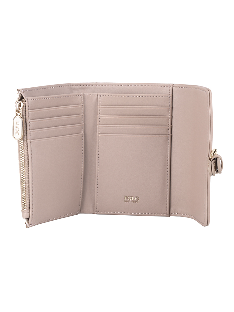 Polo Porter Compact Trifold Leather Purse