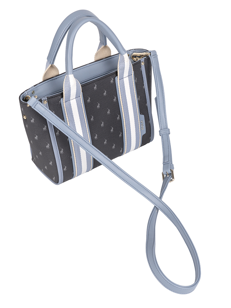 Polo Sicily Small Crossbody Shopper - Black