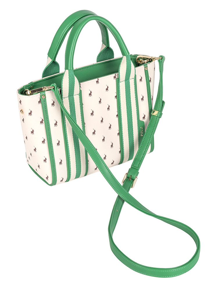 Polo Sicily Small Crossbody Shopper - Green