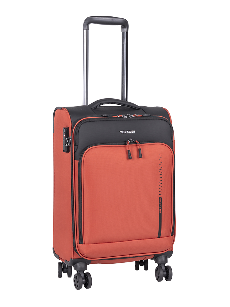 Voyager On The Go 4 Wheel Carry On Trolley - Rust