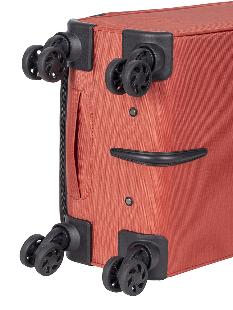 Voyager On The Go 4 Wheel Carry On Trolley - Rust
