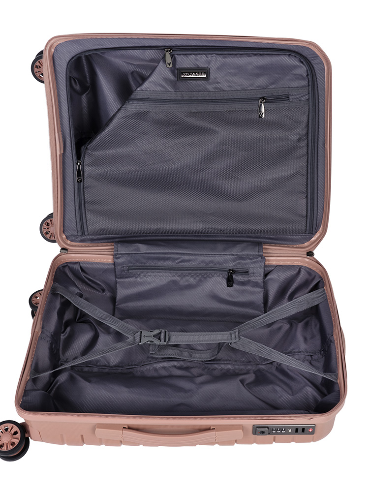 Voyager Cabana 4 Wheel Carry On Trolley Case