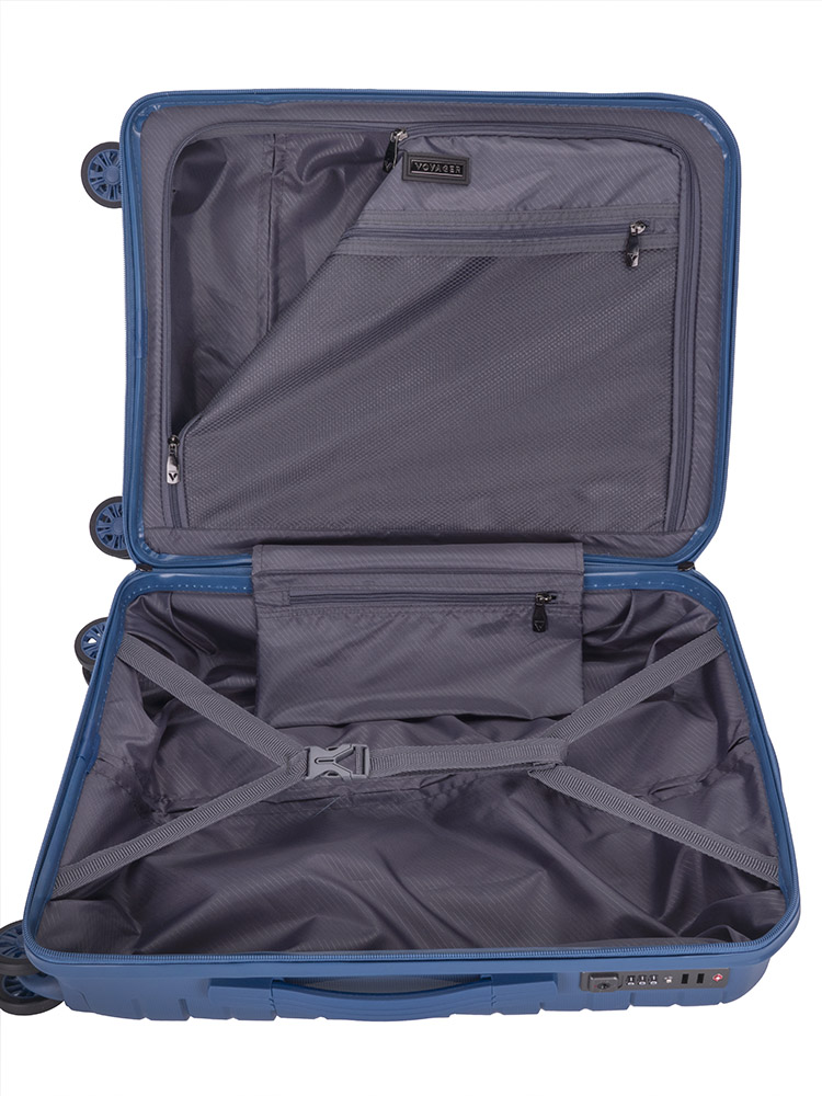 Voyager Cabana 4 Wheel Carry On Trolley Case