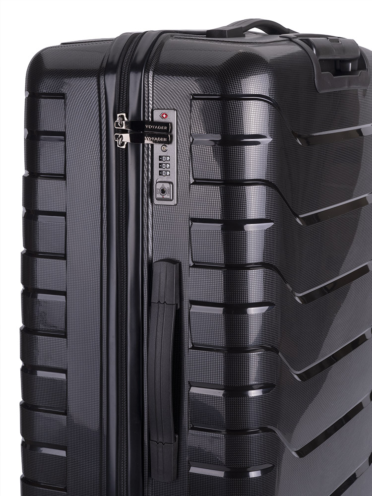 Voyager Cabana Large 4 Wheel Trolley Case