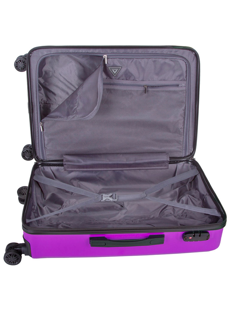 Voyager Mahe Large 4 Wheel Trolley Case